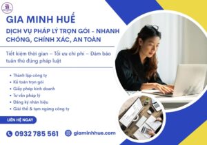 Dịch vụ kế toán thuế tại Huế tư vấn chiến lược thuế cho doanh nghiệp