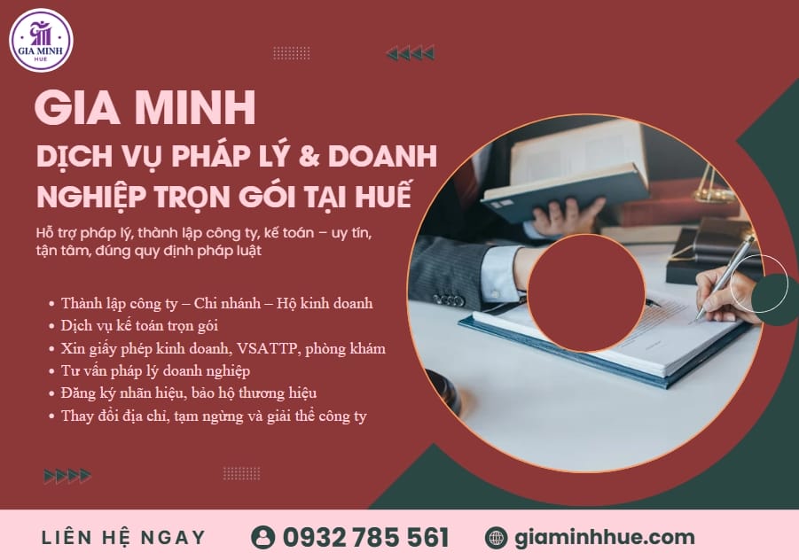 Kế toán doanh nghiệp tại Huế chuẩn pháp luật