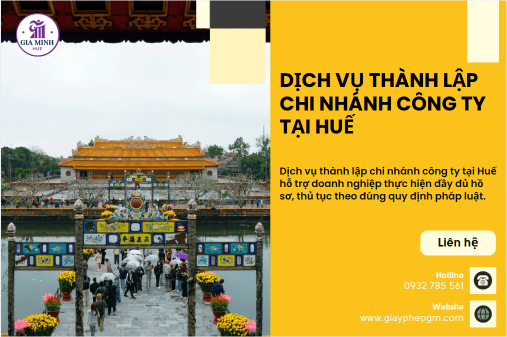 Dịch vụ thành lập chi nhánh công ty tại Huế – Mở rộng kinh doanh nhanh chóng, đúng pháp luật 4 Nộp hồ sơ chi nhánh công ty tại Huế