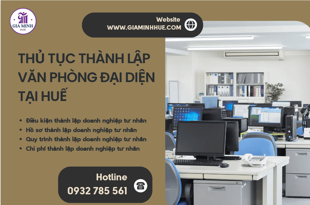 Thủ tục thành lập văn phòng đại diện tại Huế